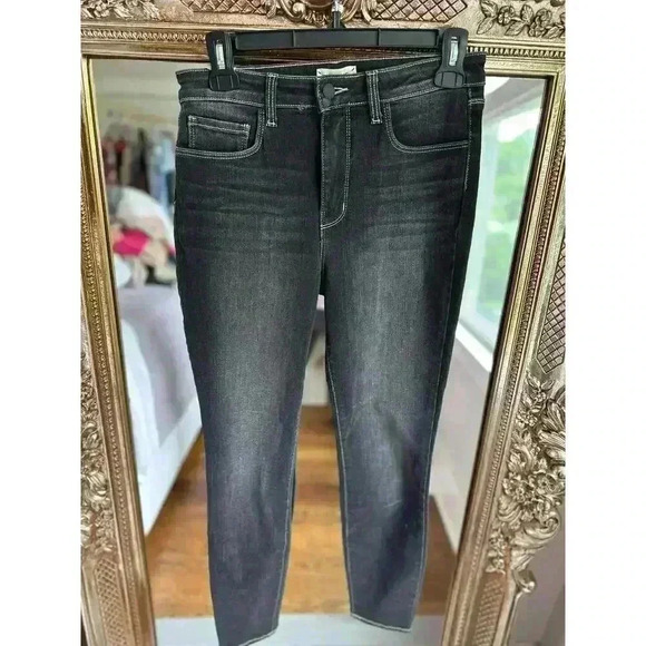 L'AGENCE Denim - L'agence Margot High Rise Skinny Jean Faded Carbon